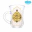 نیم لیوان دسته دار کمر باریک گلجام باطرح یا اباعبدالله الحسین (بسته 6 عددی)